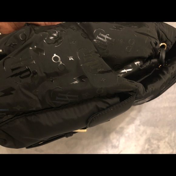 Black Nylon Harry Potter Hogwarts Backpack Primark - Picture 5 of 7